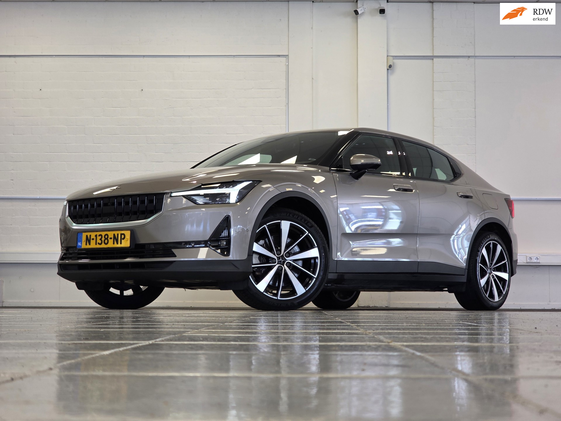 Polestar 2 Single Motor 63kWh SOH 89,7% Trekhaak 360Camera LED Dode Hoek Adaptieve Cruise