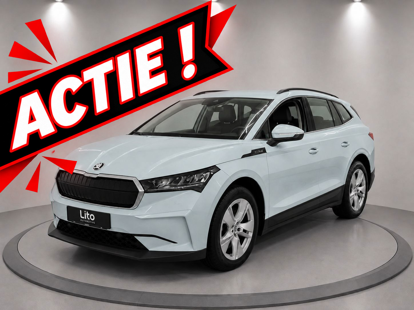 Škoda Enyaq iV 60|LEDER|NAVI|AIRCO|NL-AUTO|NAP|ELECTRIC|
