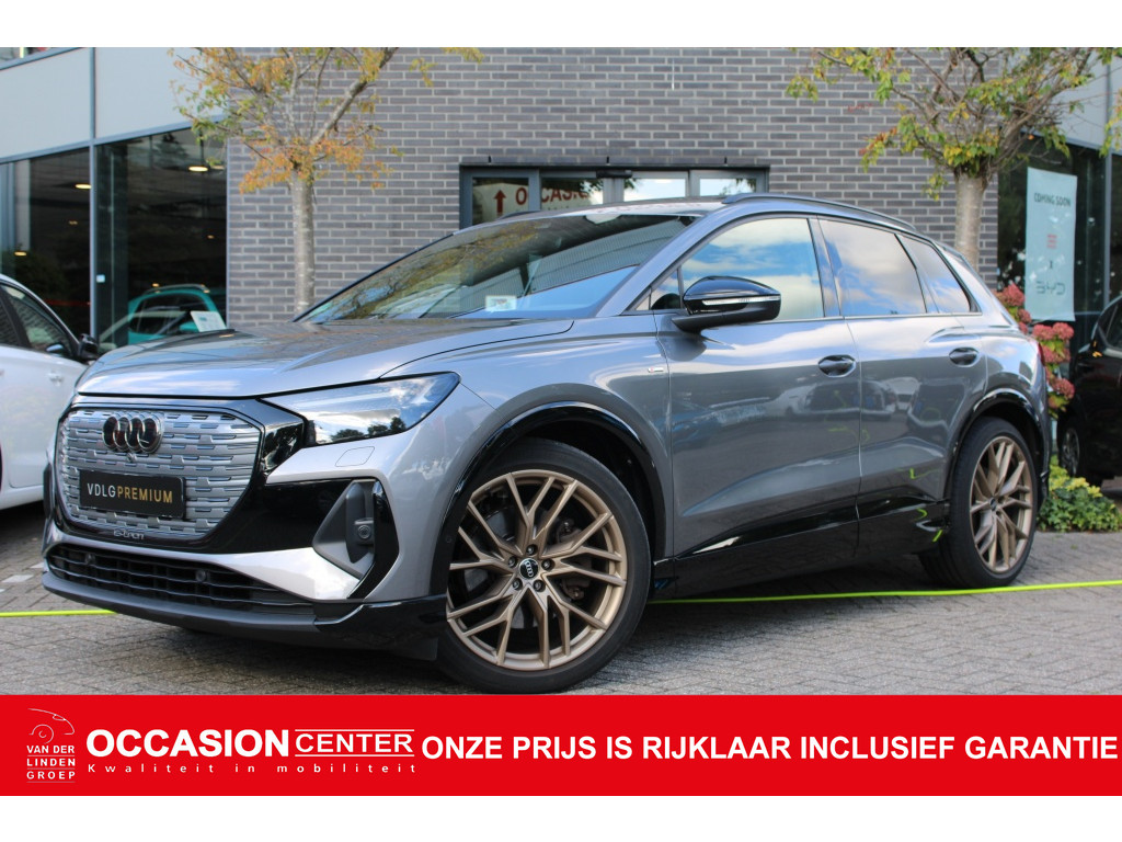 Audi Q4 e-tron 50 QUATTRO 3X S-Line SOH 90% Pano/Virtual/21"RS/Leer/Winterset 19" "RIJKLAAR"