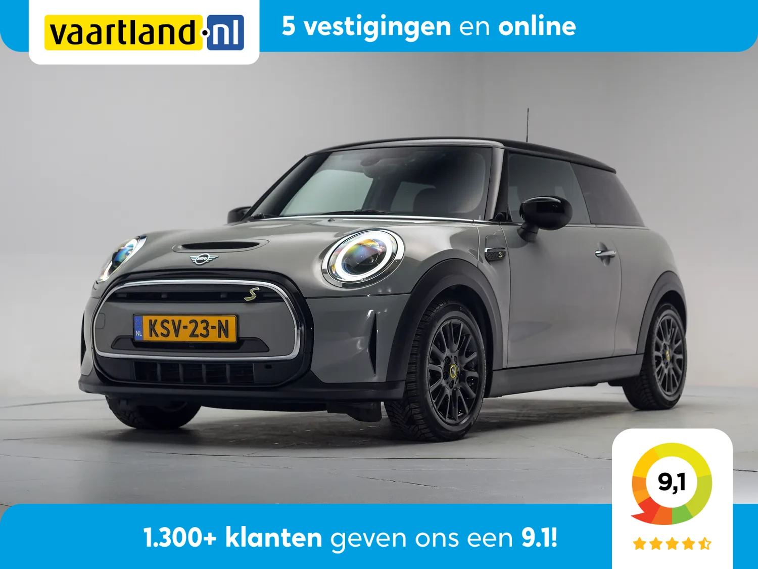 MINI Electric Mini Classic 33 kWh [ Navi Apple/Android Clima Stoelverwarming PDC ]