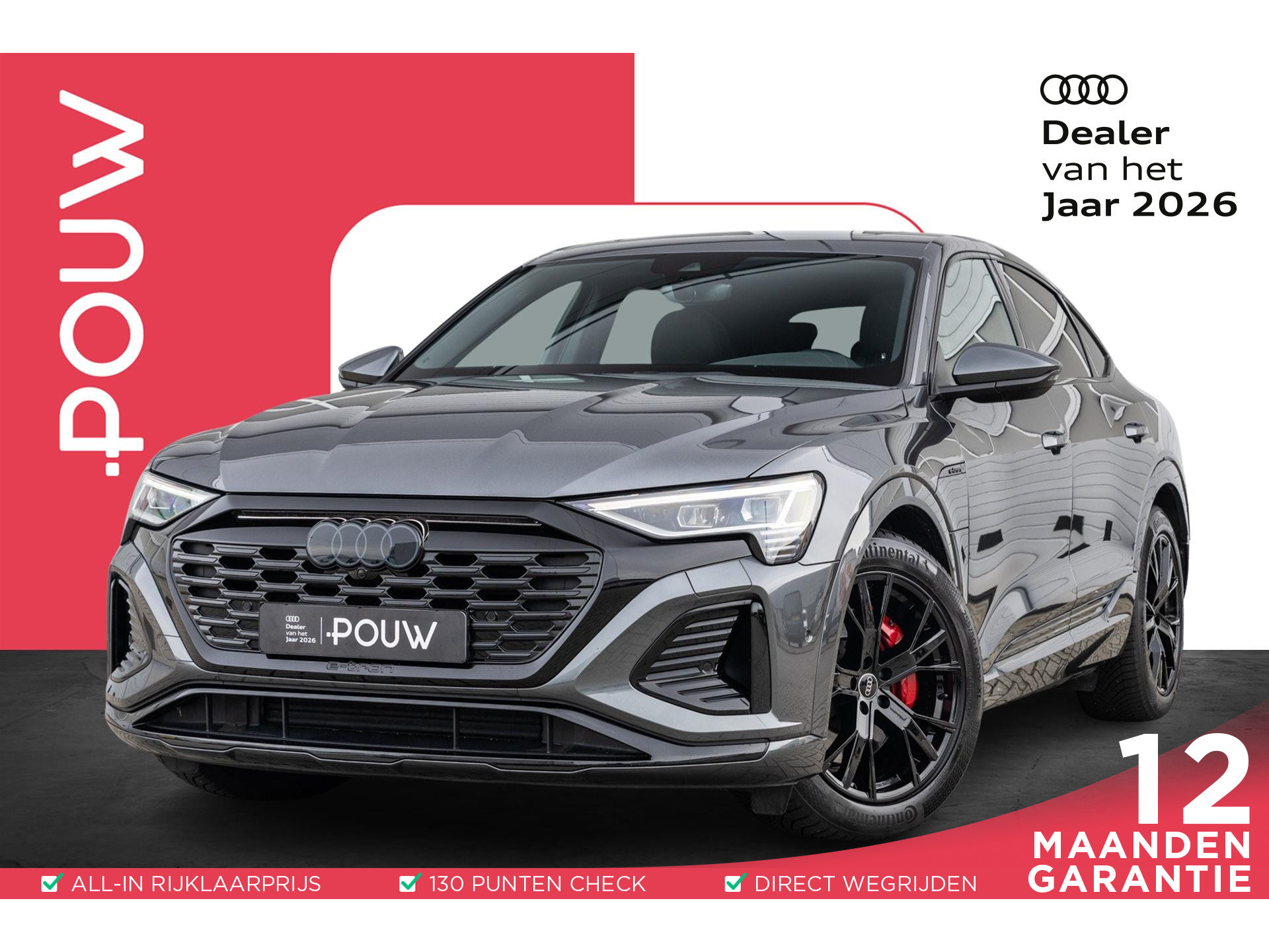 Audi Q8 Sportback e-tron 50 340pk quattro S edition 95 kWh