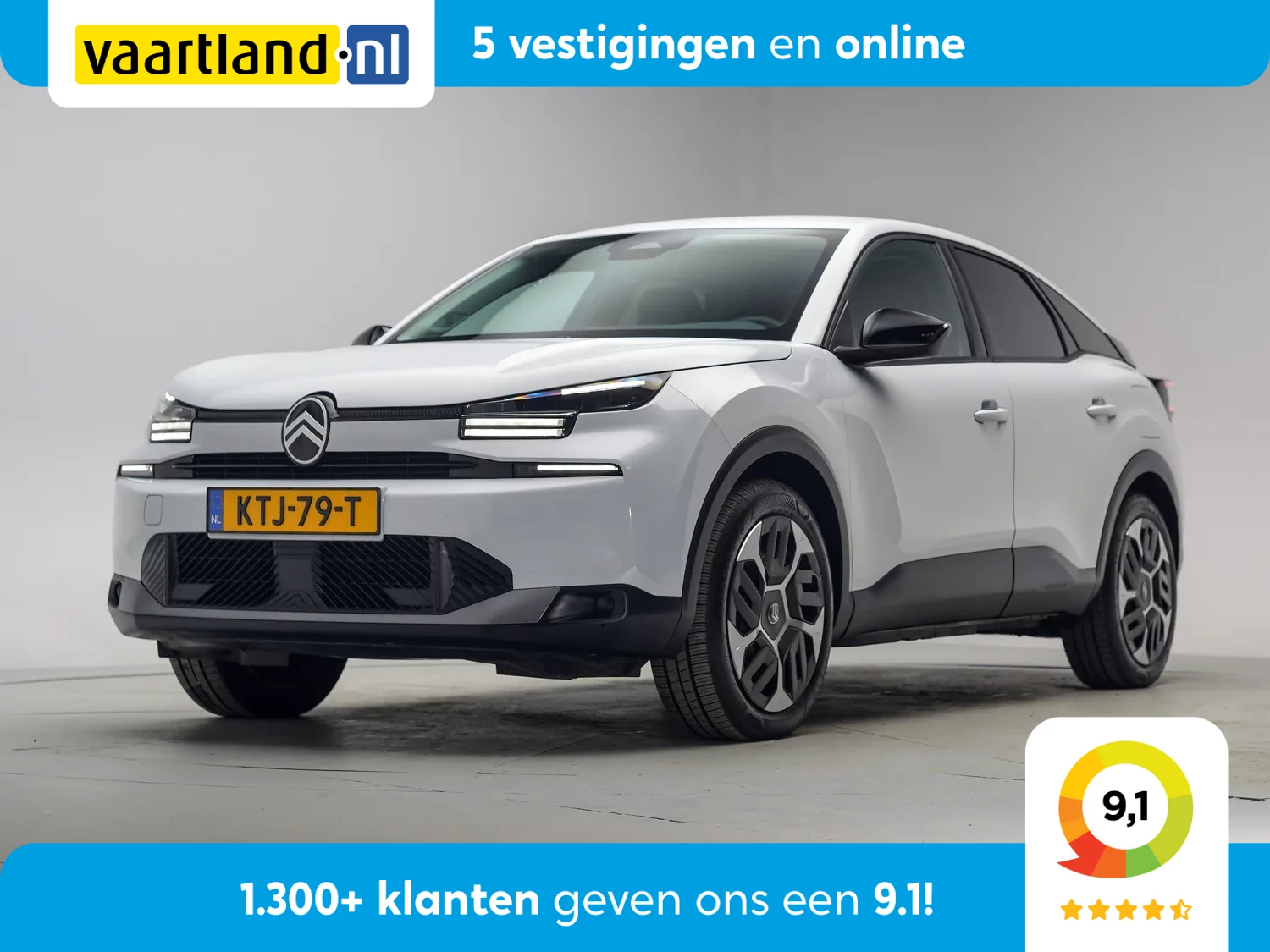 Citroën ë-C4 You 50kWh 3-fase [ LED Navi Apple / android Camera Clima ]