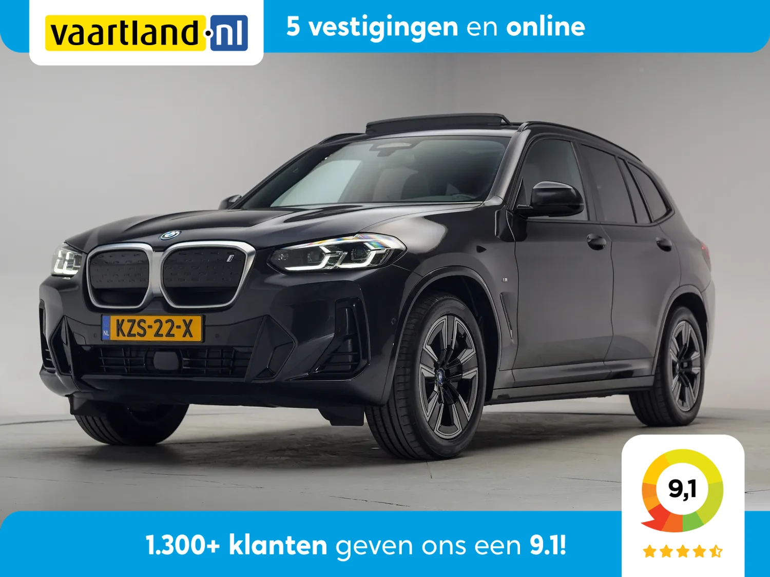 BMW iX3 M-Sport High Executive 80 kWh [ Panoramadak Adapt.cruise Camera ]