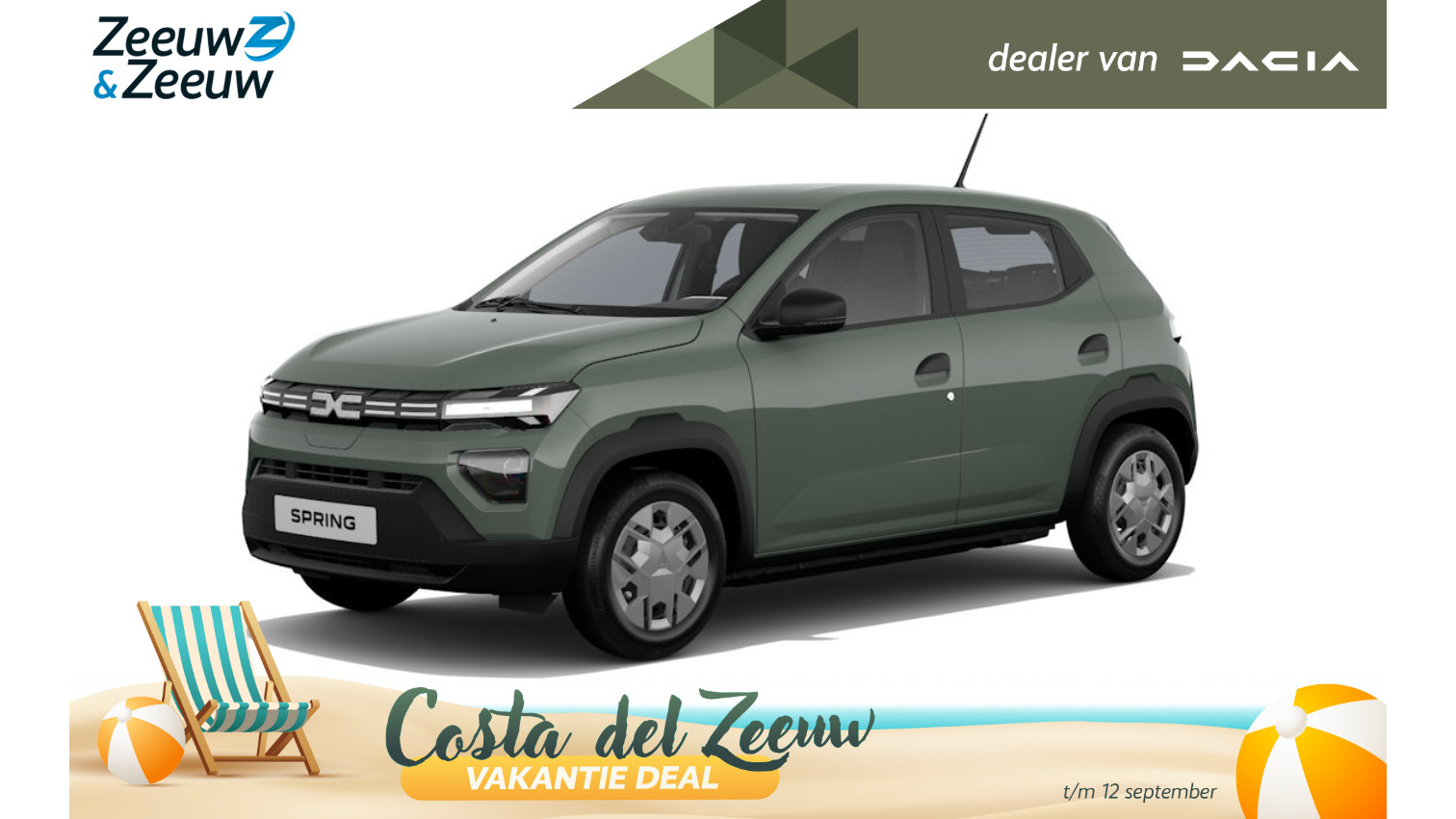 Dacia Spring (Zeeuw & Zeeuw Private Lease Actie v.a. € 291,-) Essential 70