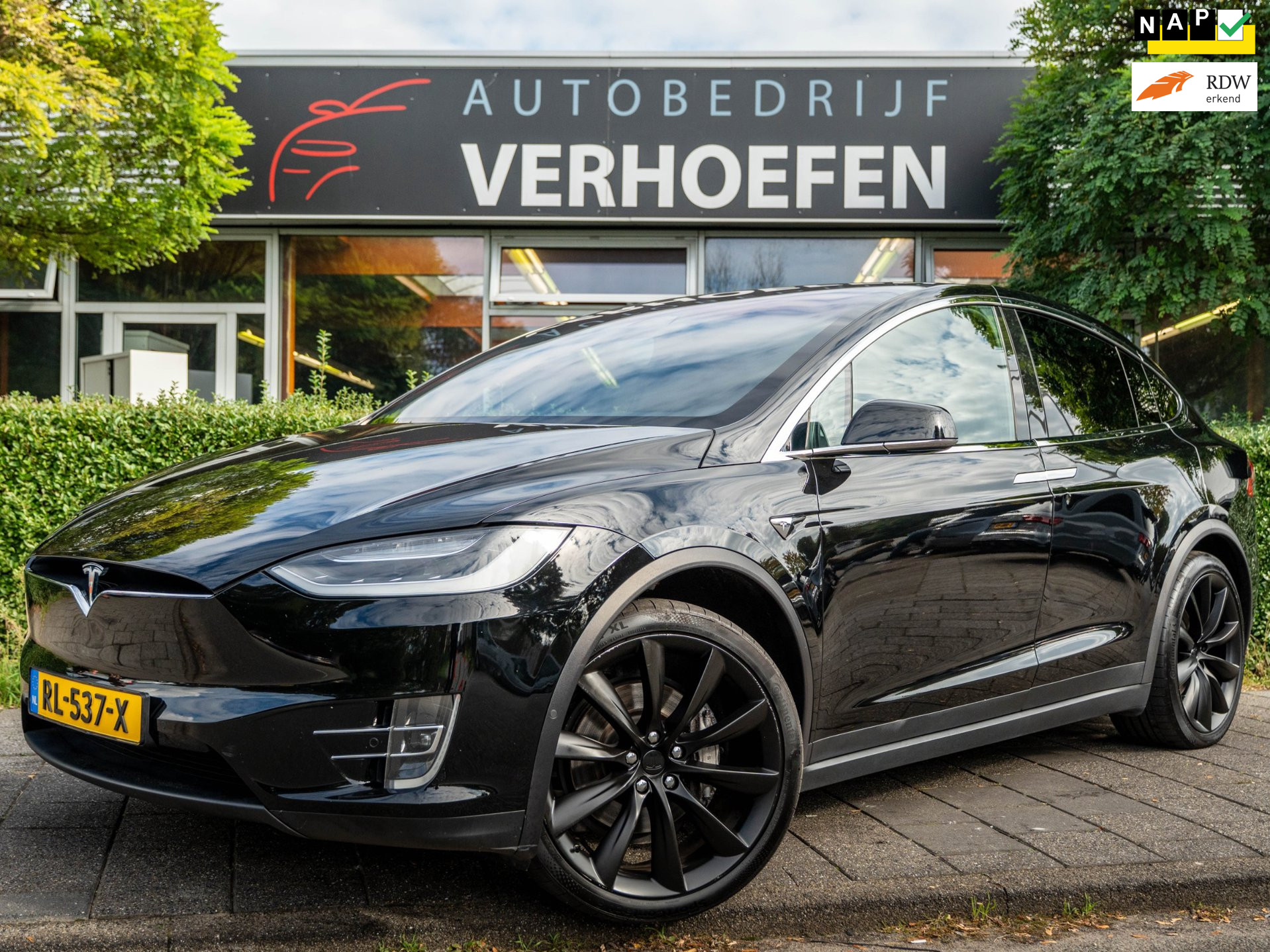 Tesla Model X 100D - 87% SOH - HOUT AFW - AUTOPILOT - PARK CAMERA - ORG NL AUTO - TREKHAAK - NAP !