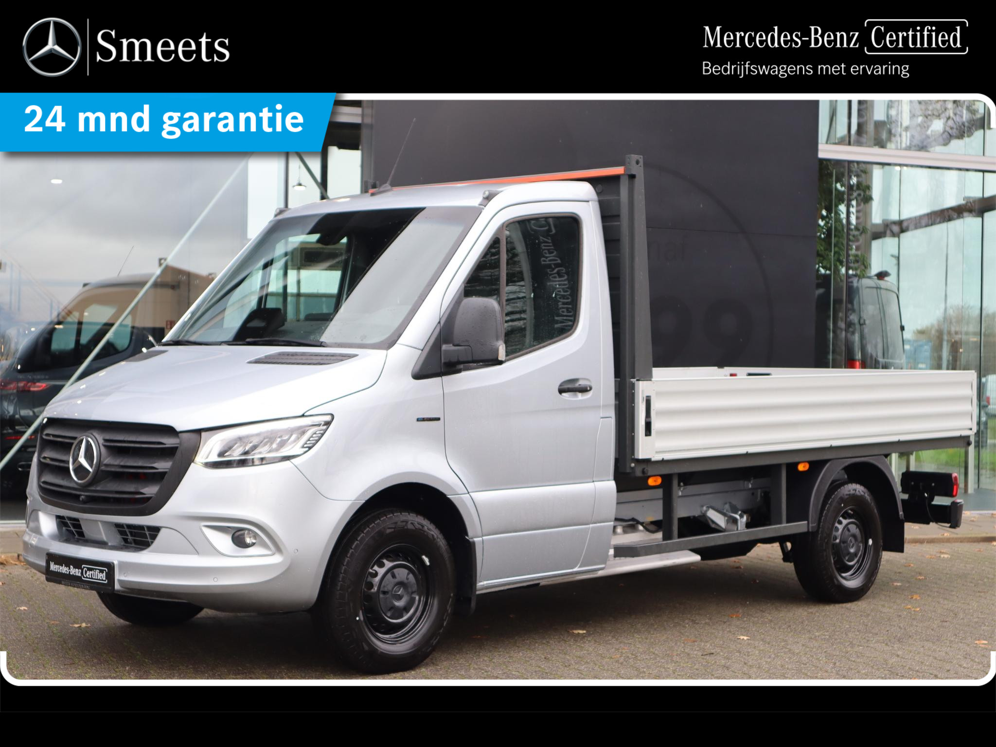 Mercedes-Benz eSprinter 320 L2 OPEN LAADBAK TREKHAAK