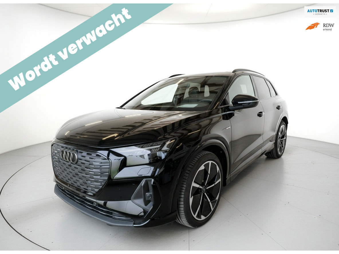 Audi Q4 e-tron 45 quattro S Line 82 kWh|S line interieur en exterieur|Navi|Panodak|LEDmatrix|Camera|Blackstyle|21inch