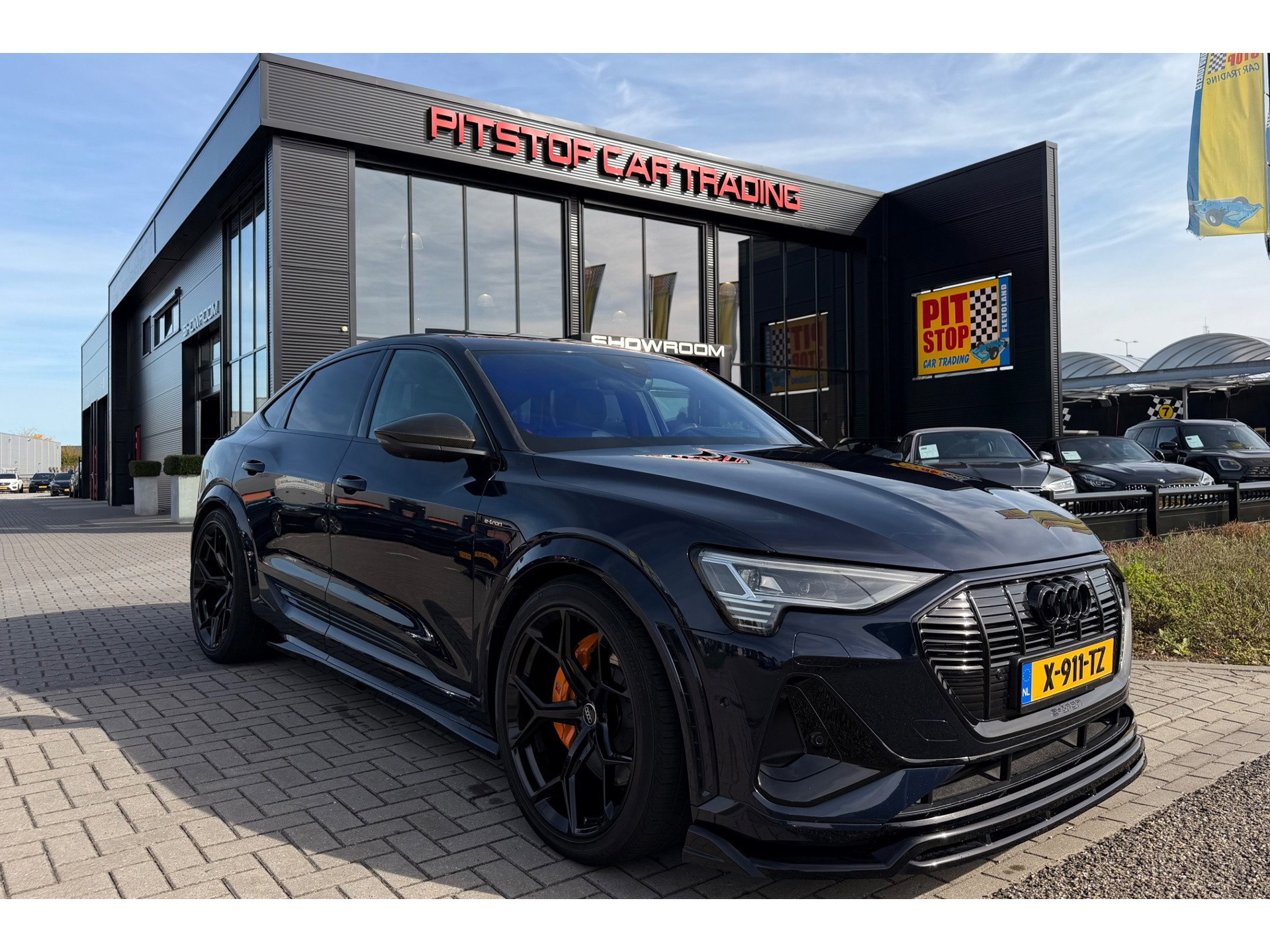 Audi e-tron Sportback S quattro 95 kWh, Leder, Pano, BodyKit, Nieuwstaat, SOH bekend!